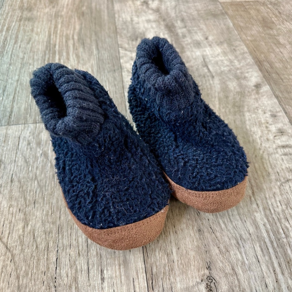 Lands End Kids Sherpa Fleece Bootie House Slippers